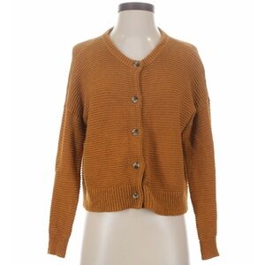 Madewell Brown Button-Up Cardigan